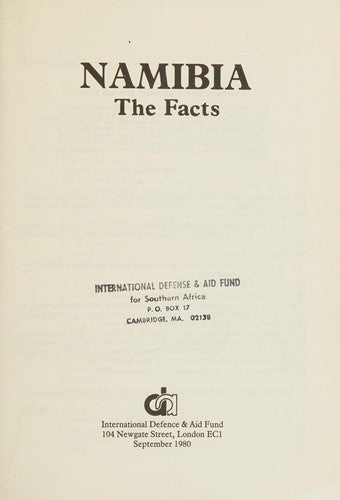 Namibia: The Facts