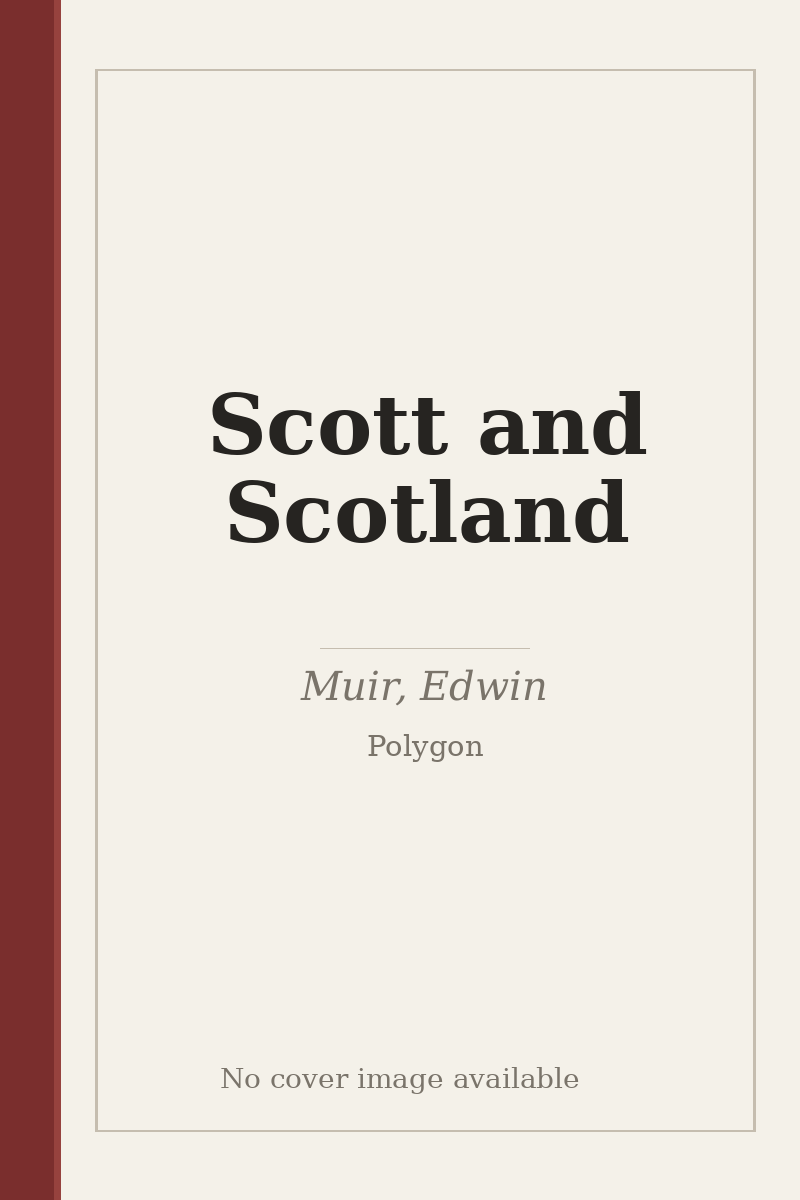 Scott and Scotland - no cover image available