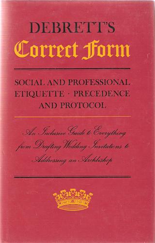 Debrett's Correct Form