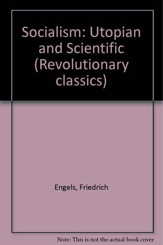 Socialism: Utopian And Scientific