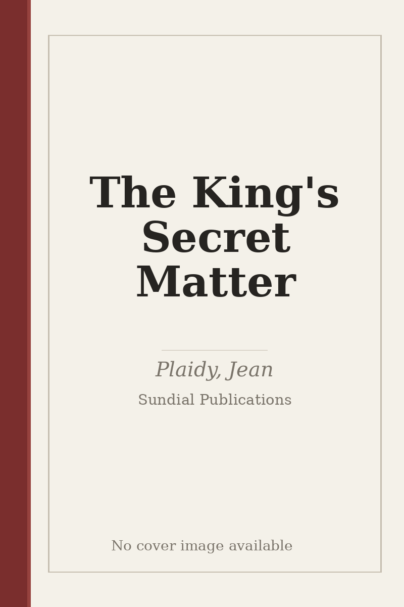 The King's Secret Matter - no cover image available