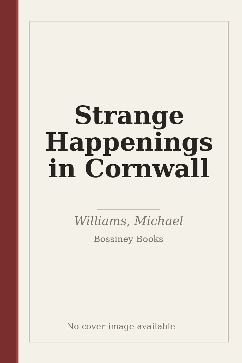 Strange Happenings in Cornwall - no cover image available