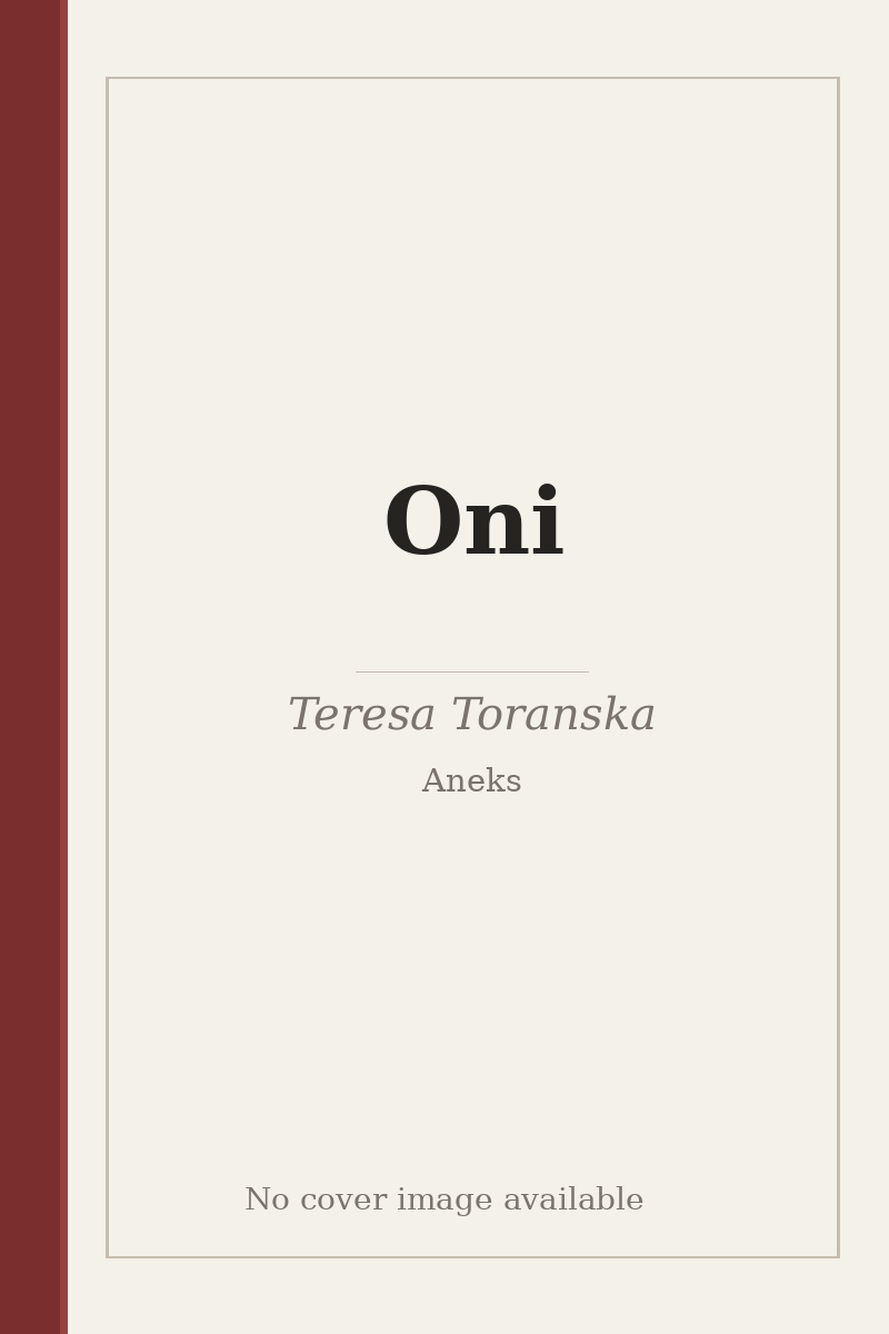 Oni - no cover image available