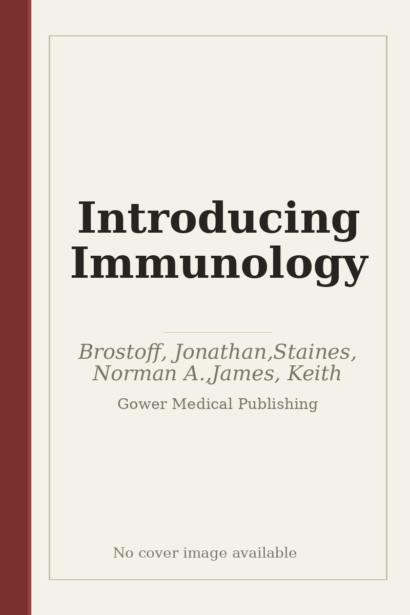 Introducing Immunology - no cover image available