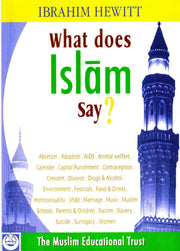 What Does Islam Say?