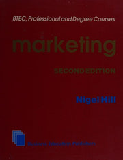 Marketing for B.T.E.C., Professional and Degree