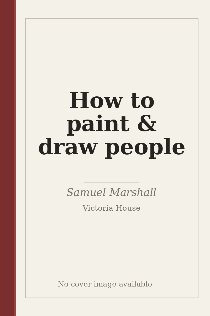How to paint & draw people - no cover image available