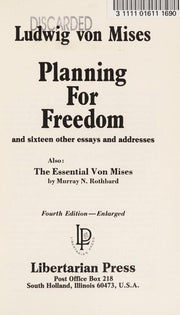 Planning for Freedom