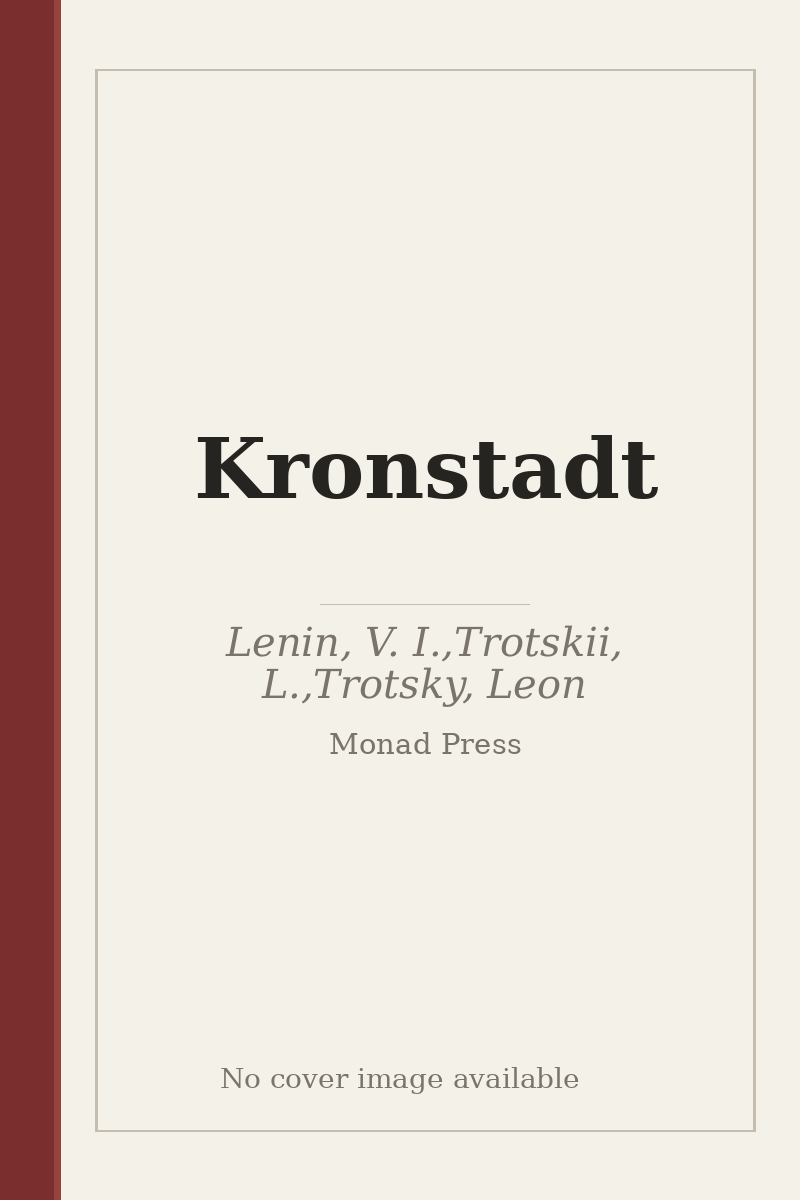Kronstadt - no cover image available