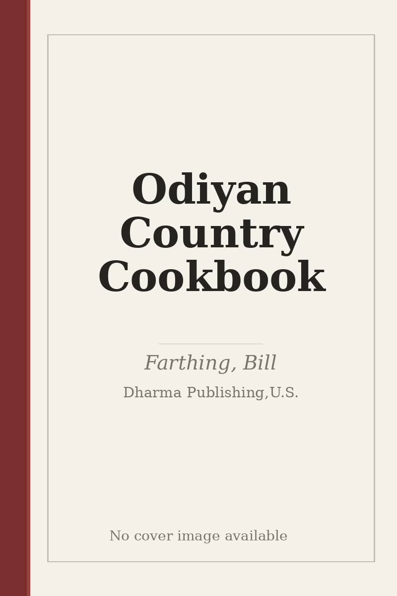 Odiyan Country Cookbook - no cover image available