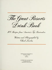 Great Resorts Drink Book