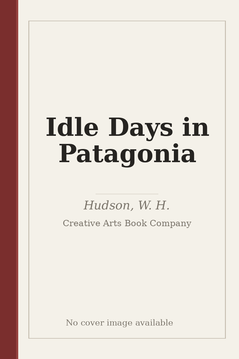 Idle Days in Patagonia - no cover image available