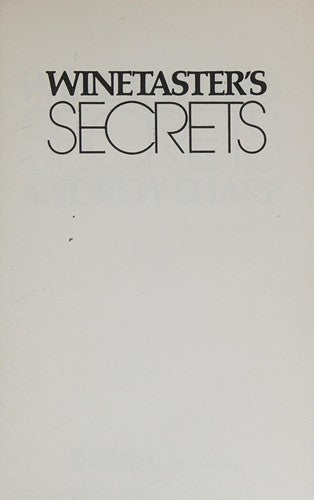 Wine-taster's Secrets