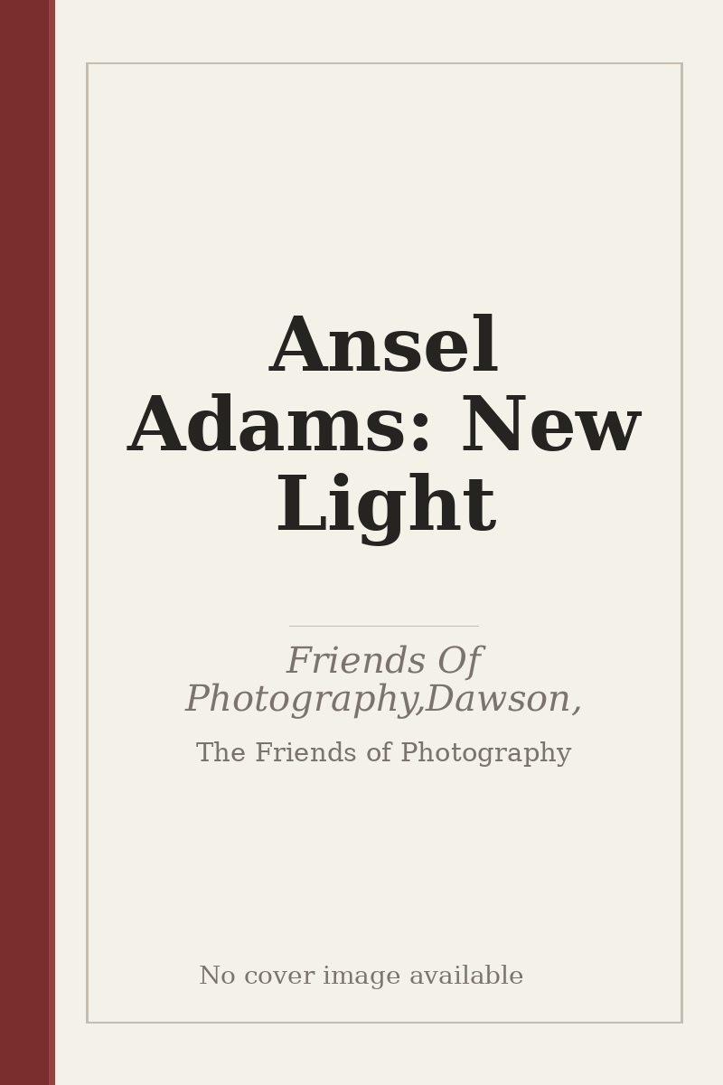 Ansel Adams: New Light - no cover image available