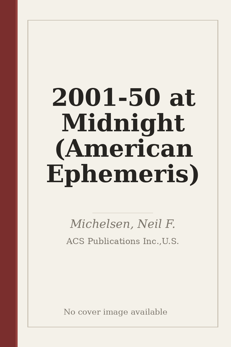 2001-50 at Midnight (American Ephemeris) - no cover image available