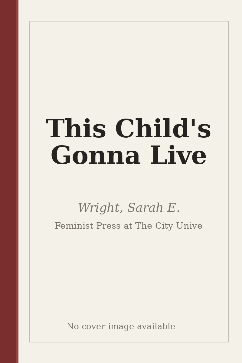 This Child's Gonna Live - no cover image available