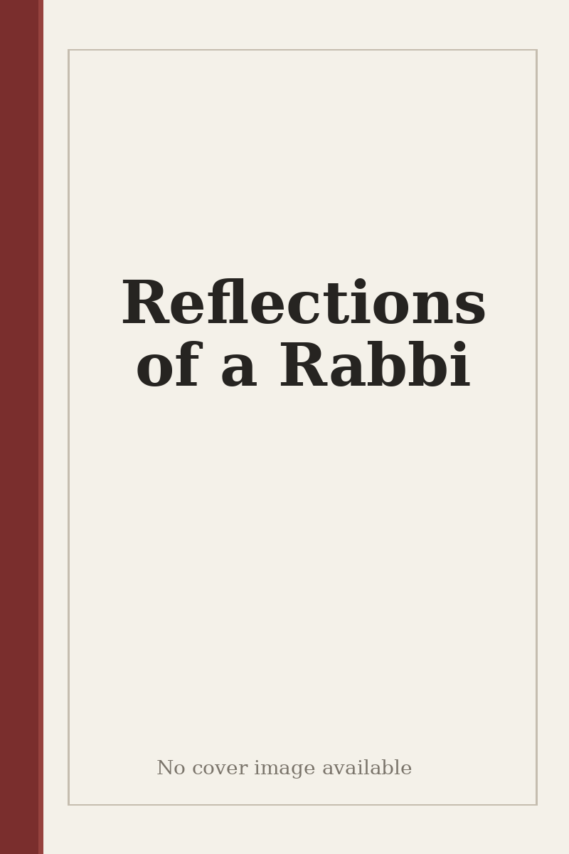 Reflections of a Rabbi - no cover image available