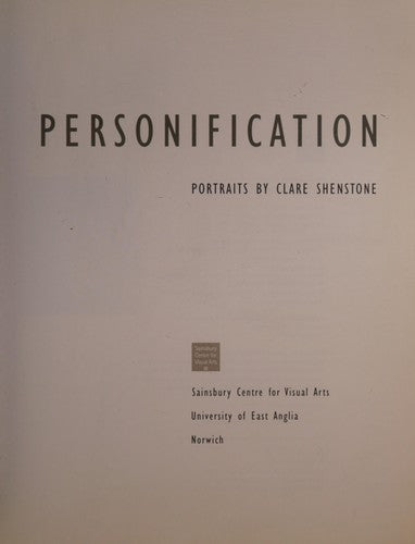 Personification: Portraits by Clare Shenstone