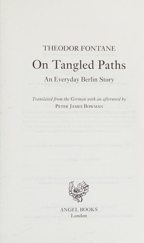 On Tangled Paths (Angel Classics)