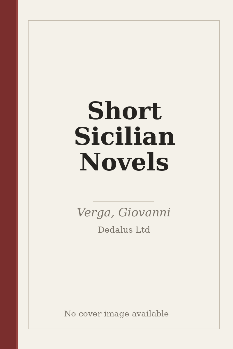 Short Sicilian Novels - no cover image available