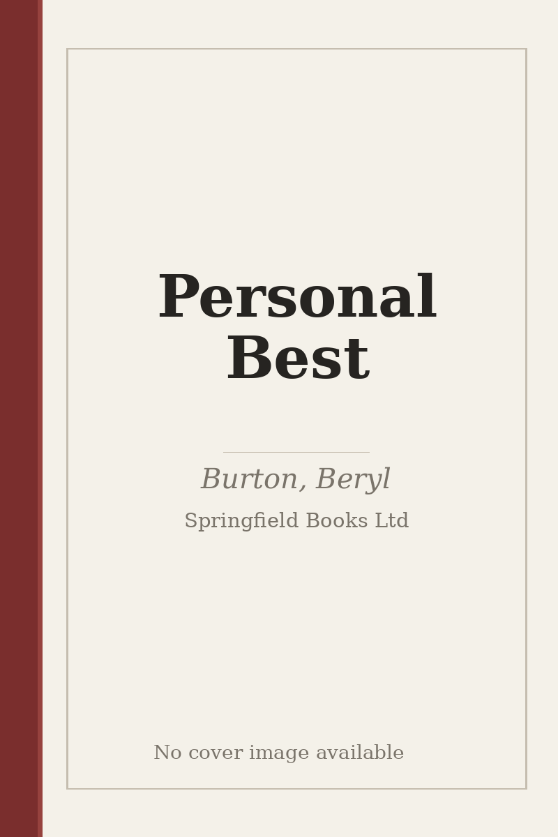 Personal Best - no cover image available