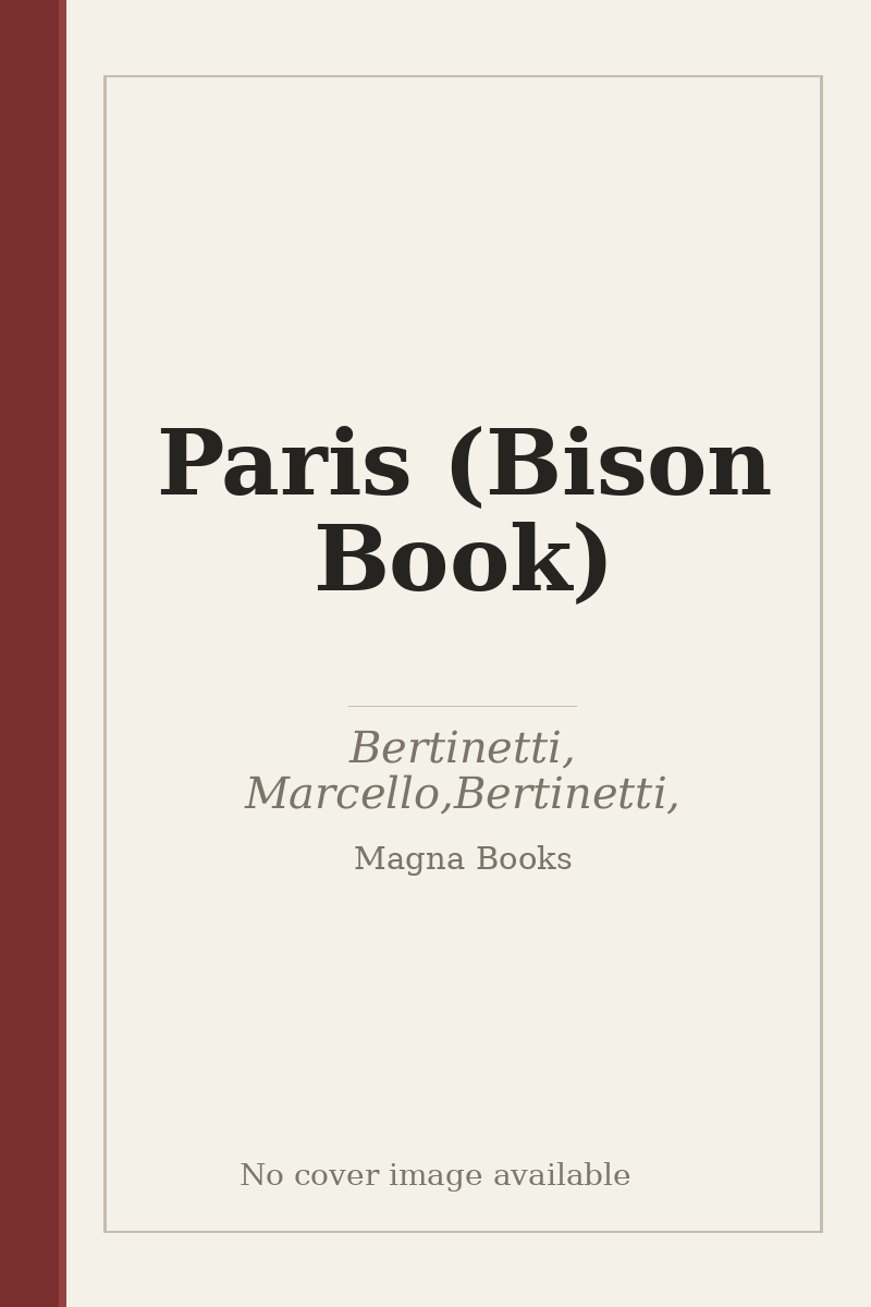 Paris (Bison Book) - no cover image available