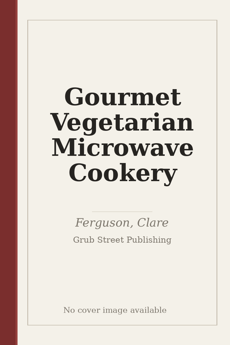 Gourmet Vegetarian Microwave Cookery - no cover image available