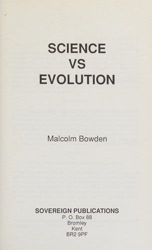 Science vs.Evolution