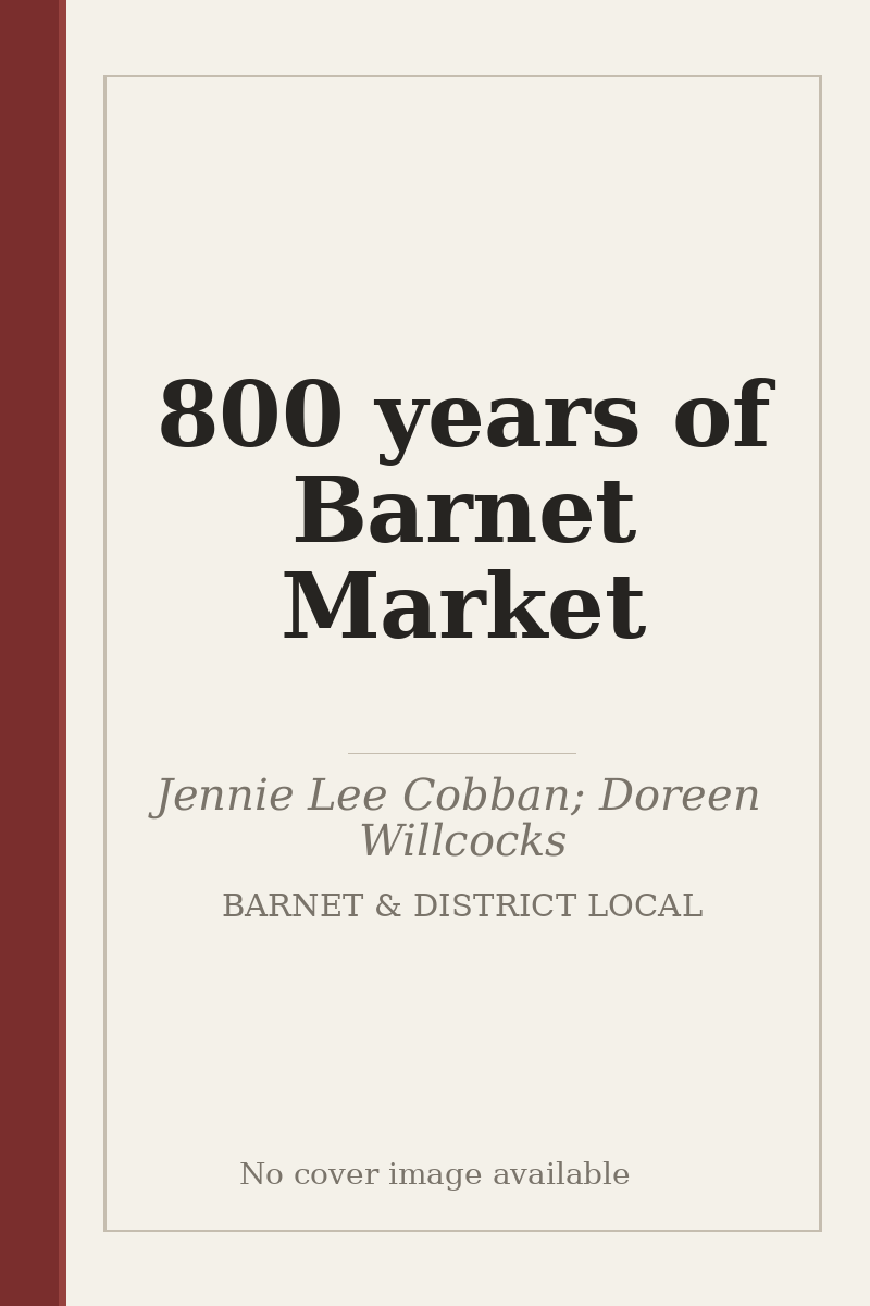 800 years of Barnet Market - no cover image available