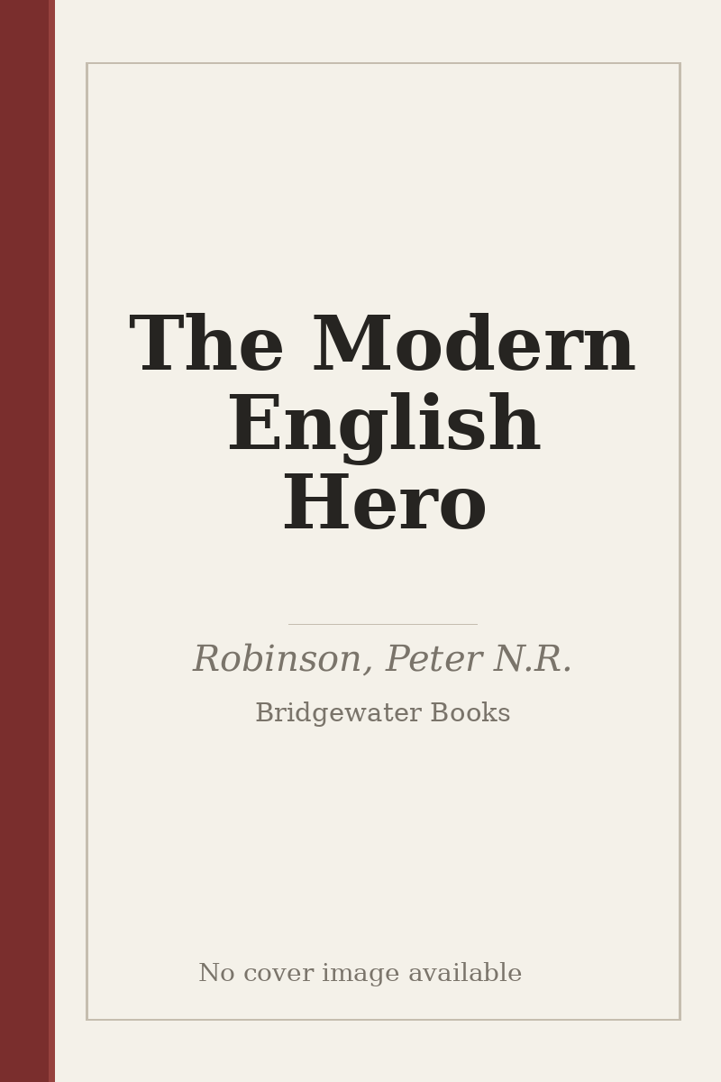 The Modern English Hero - no cover image available