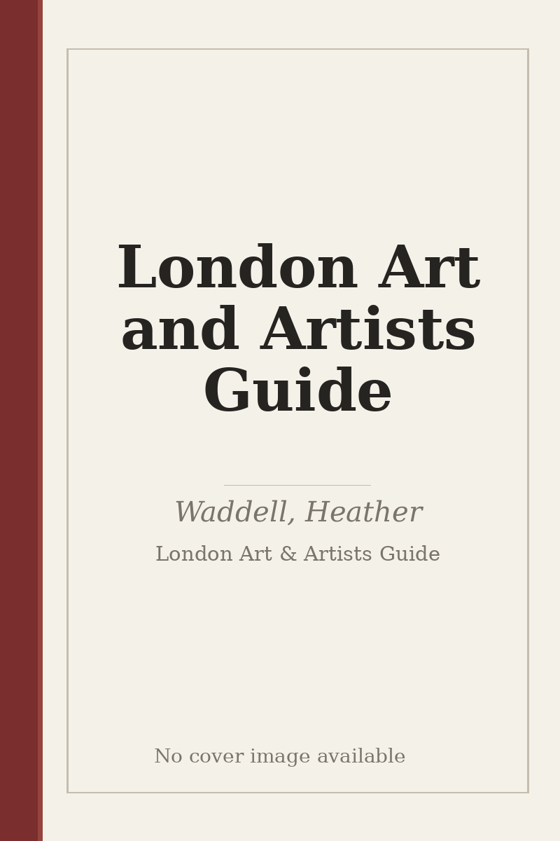 London Art and Artists Guide - no cover image available