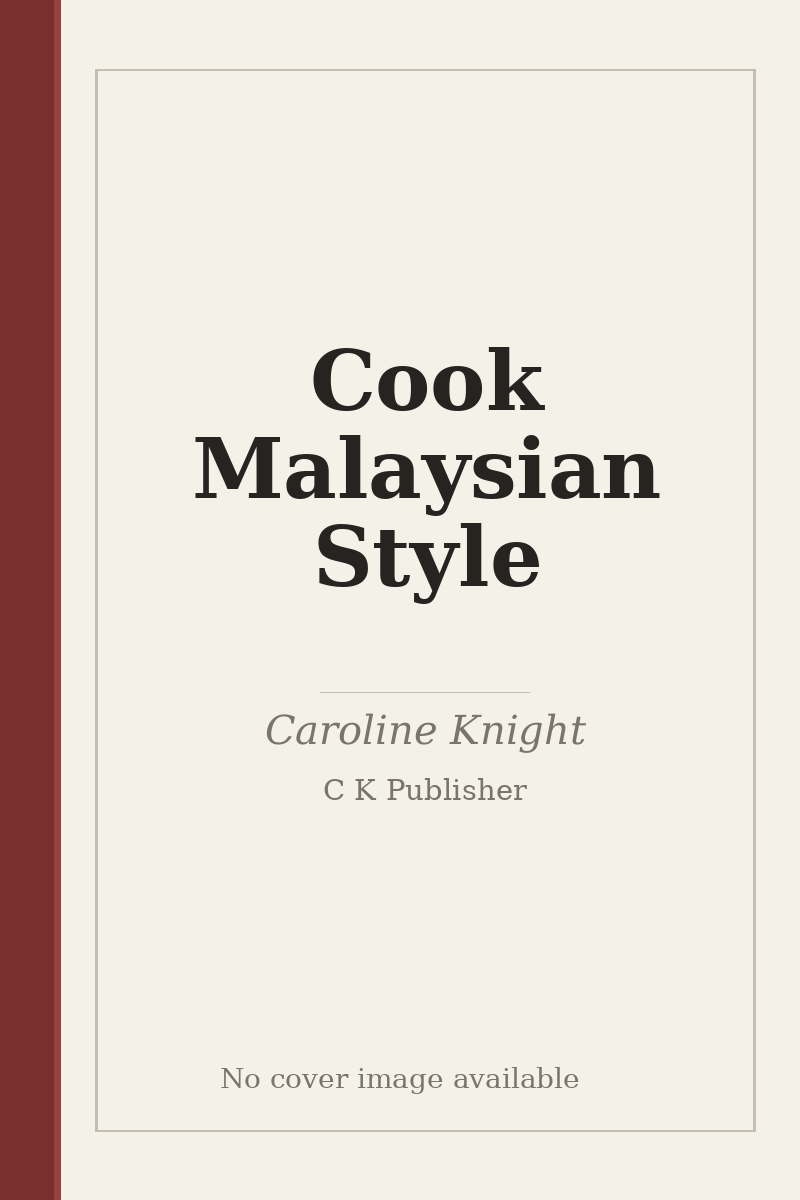 Cook Malaysian Style - no cover image available