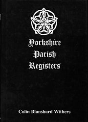 YORKSHIRE PARISH REGISTERS