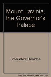 Mount Lavinia, the Governor's Palace