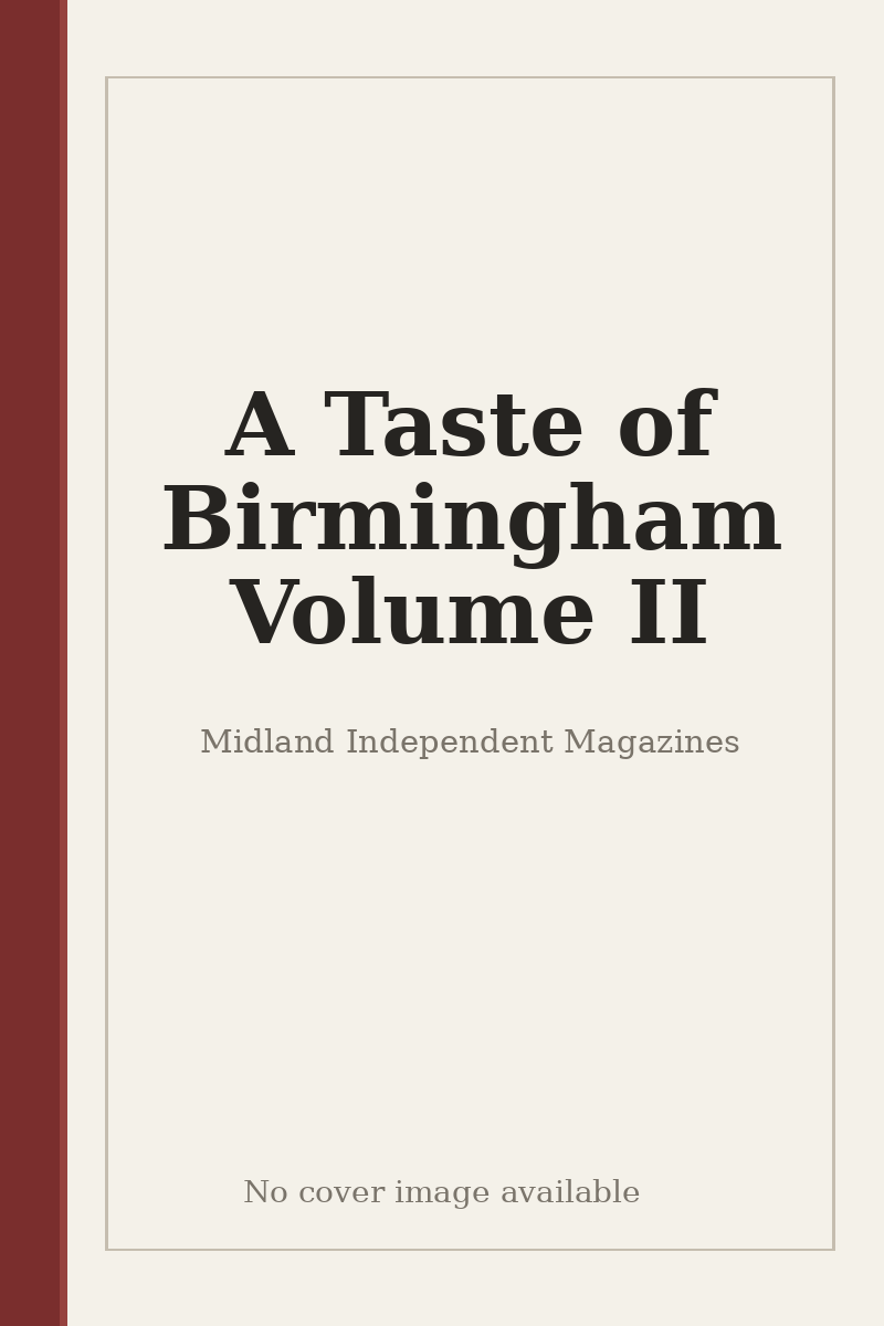 A Taste of Birmingham Volume II - no cover image available