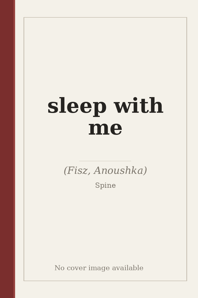 sleep with me - no cover image available