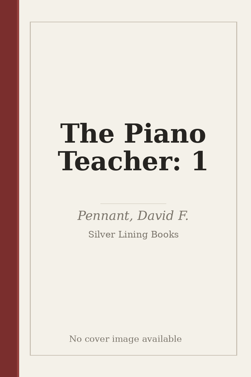 The Piano Teacher: 1 - no cover image available