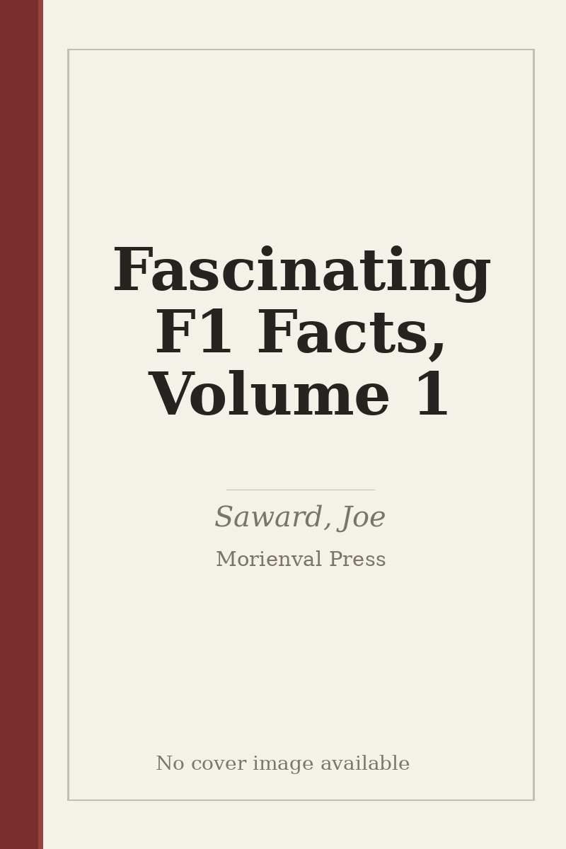 Fascinating F1 Facts, Volume 1 - no cover image available