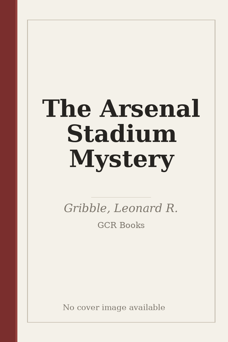 The Arsenal Stadium Mystery - no cover image available