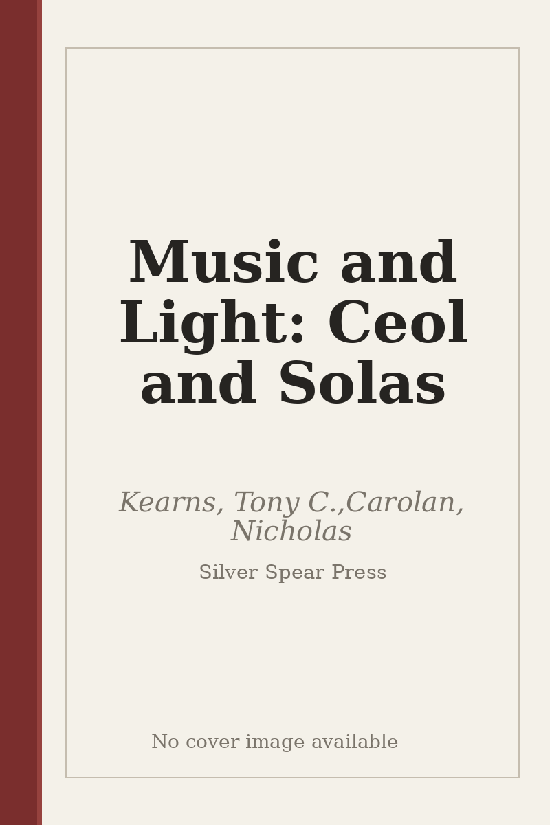 Music and Light: Ceol and Solas - no cover image available