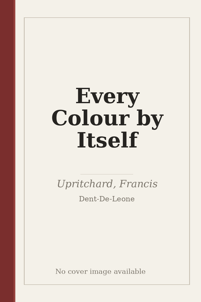 Every Colour by Itself - no cover image available