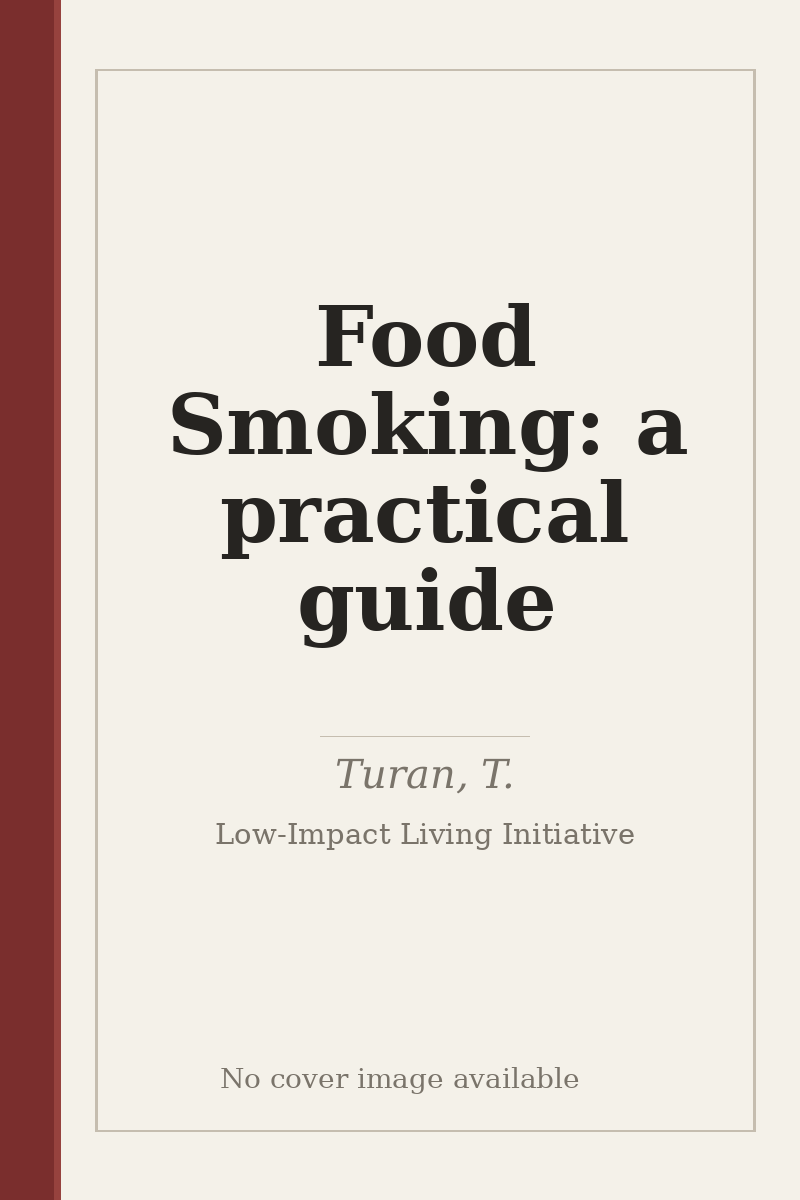 Food Smoking: a practical guide - no cover image available