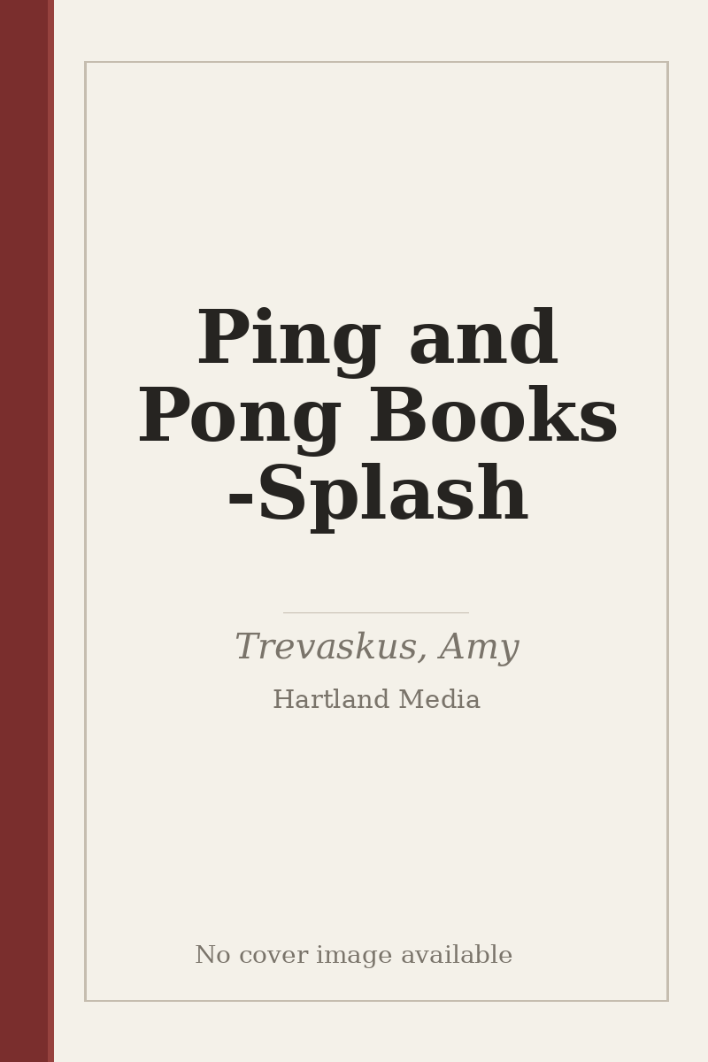 Ping and Pong Books - Splash - no cover image available