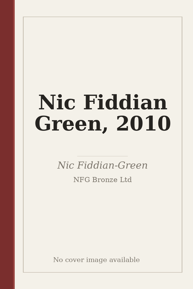 Nic Fiddian Green, 2010 - no cover image available
