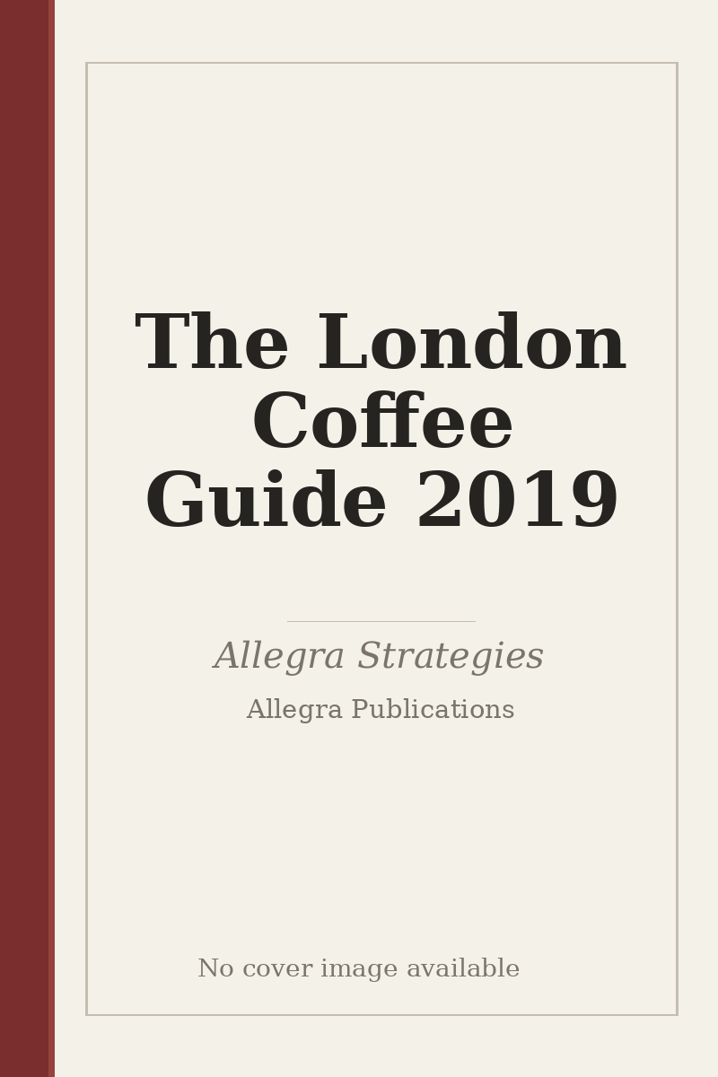 The London Coffee Guide 2019 - no cover image available