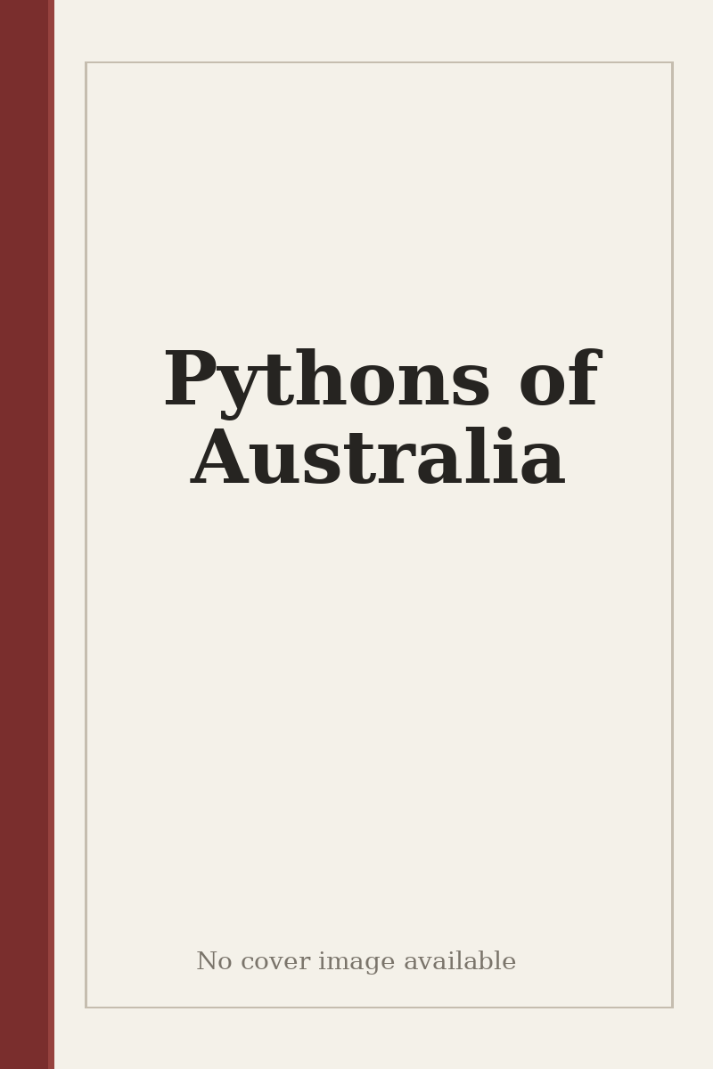 Pythons of Australia - no cover image available