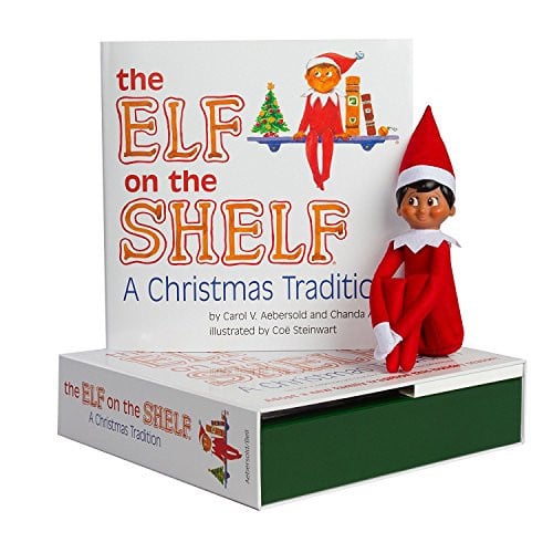 The Elf on the Shelf: A Christmas Tradition (Includes Boy Scout Elf with Dark Skin)