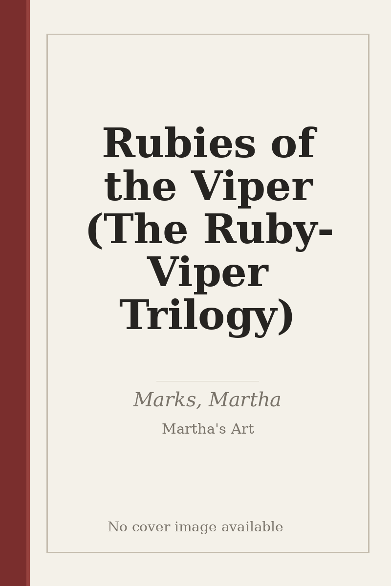 Rubies of the Viper (The Ruby-Viper Trilogy) - no cover image available