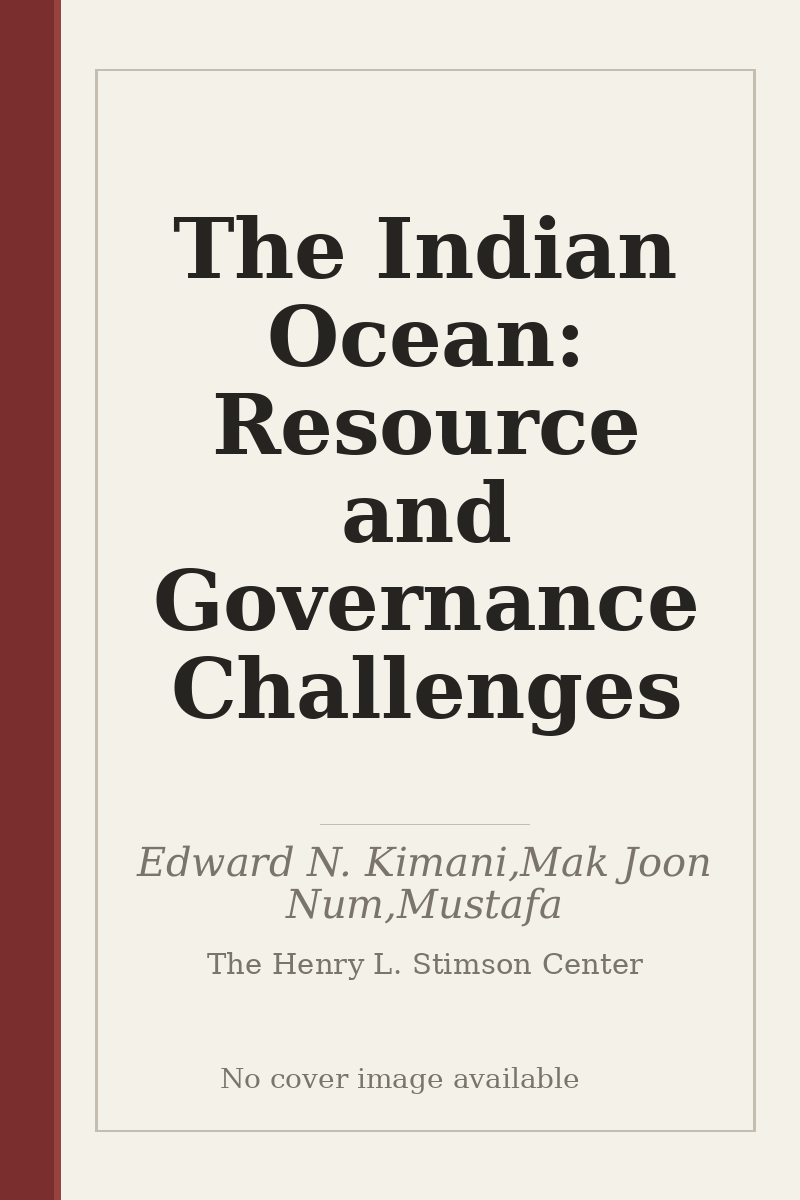 The Indian Ocean: Resource and Governance Challenges - no cover image available