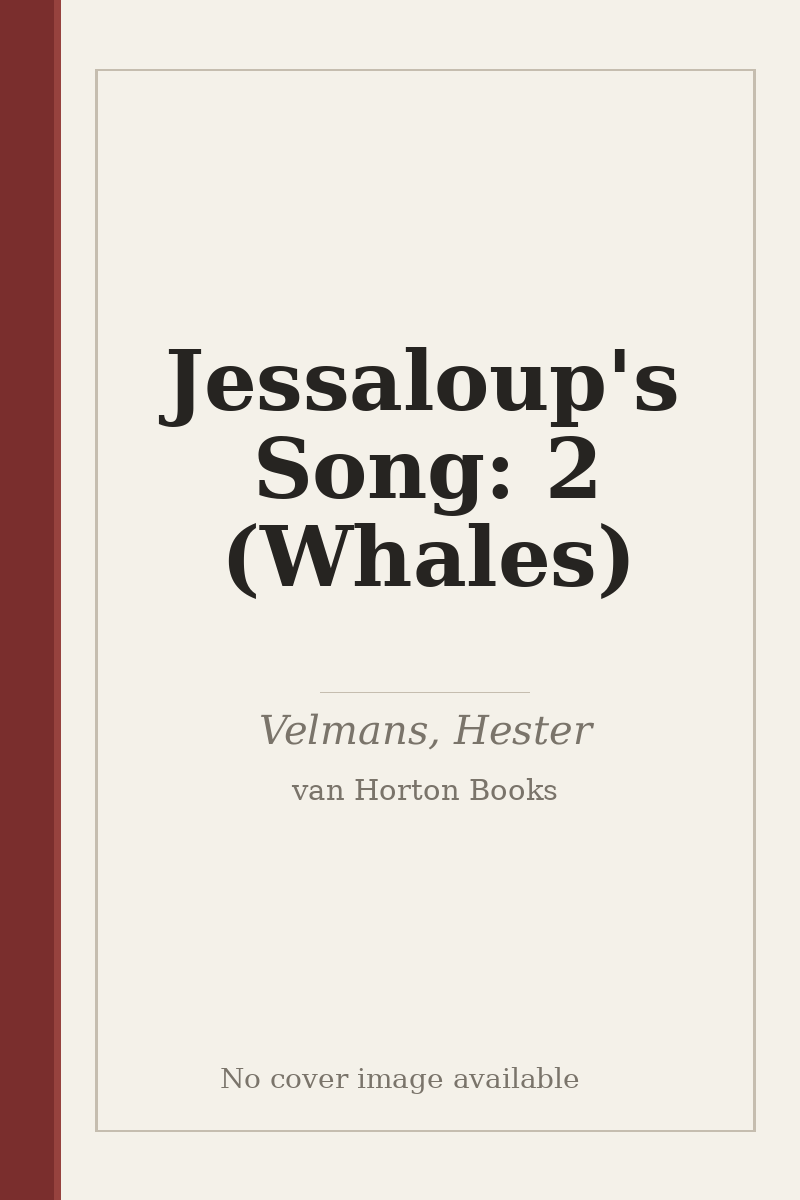 Jessaloup's Song: 2 (Whales) - no cover image available